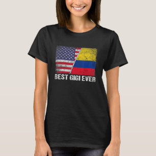 Camiseta O melhor gigi Dia de as mães da Colômbia - Sinaliz