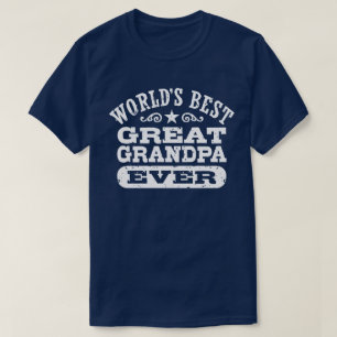 Camiseta O melhor grande vovô do mundo nunca