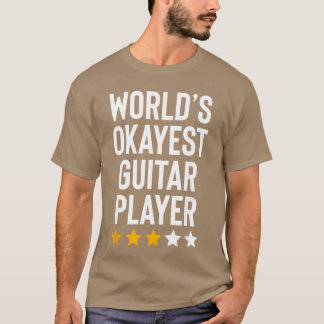 Camiseta O Melhor Guitarrista do Mundo Amante da Música Gui