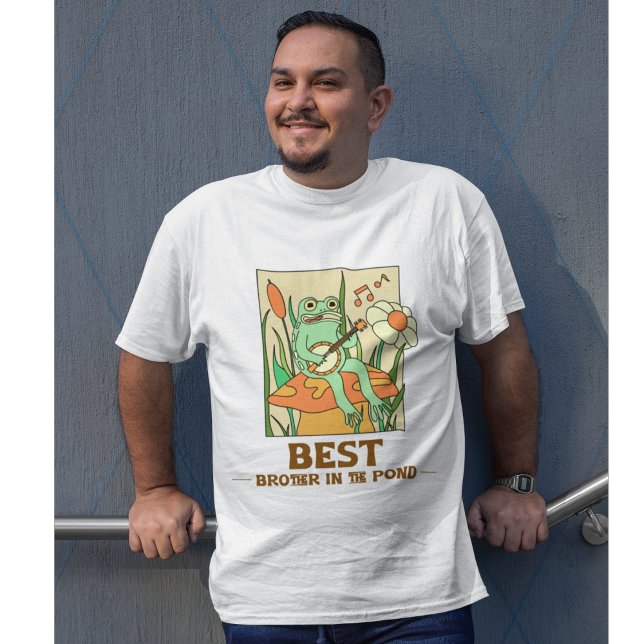 Camiseta O melhor irmão do sapo do sapo do lago (Criador carregado)