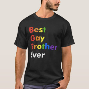 Camiseta O melhor irmão Gay entre os Pais Gay