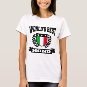 CAMISETA O MELHOR ITALIANO NONO DO MUNDO