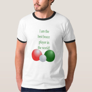 Camiseta O melhor jogador de Bocce no mundo