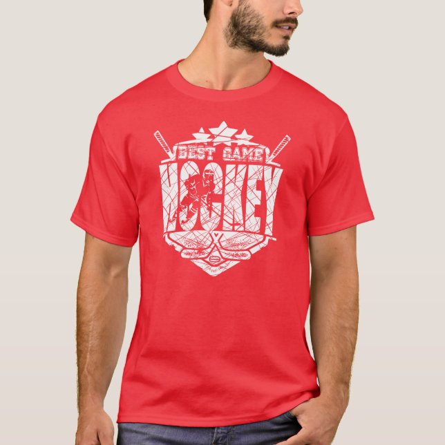 CAMISETA O MELHOR JOGO DO HÓQUEI!!!!!!!!! (Frente)