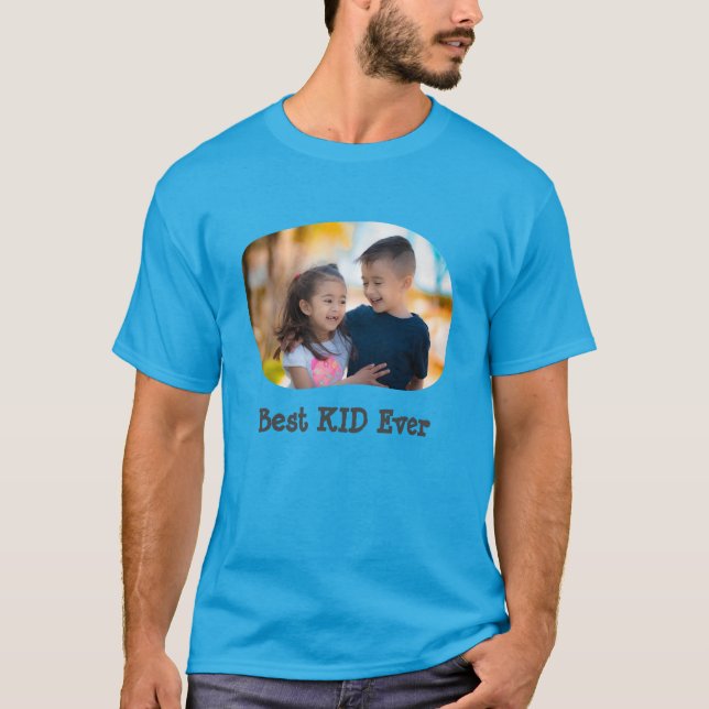 Camiseta O melhor KID já fez o upload da sua foto horizonta (Frente)
