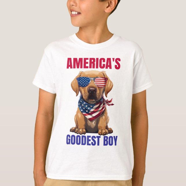 Camiseta O Melhor Labrador da América (Frente)