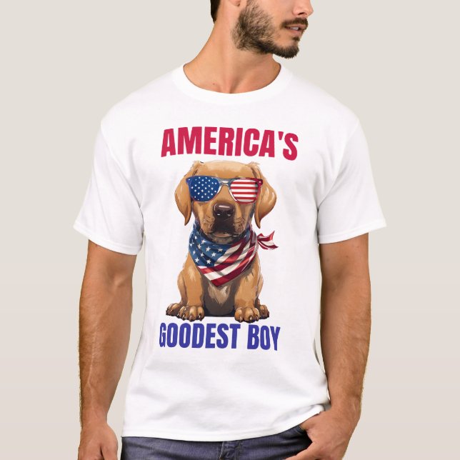 Camiseta O Melhor Labrador da América (Frente)