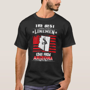 Camiseta O Melhor Linemen Vem Da Arizona Lineman