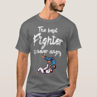 Camiseta O melhor lutador nunca está zangado 3