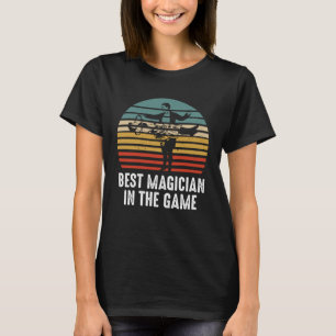 Camiseta O melhor mago mágico com trick de mão