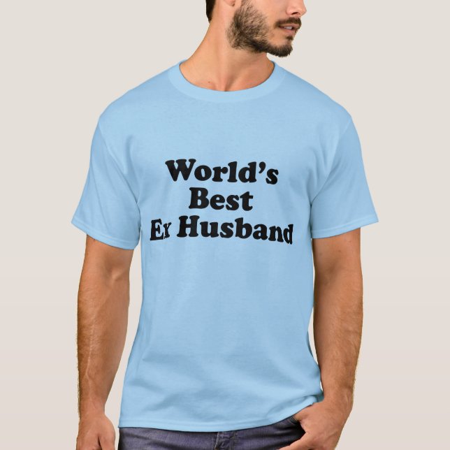 Camiseta O melhor marido ex do mundo (Frente)