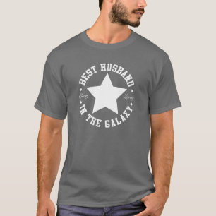 Camiseta O melhor marido na galáxia
