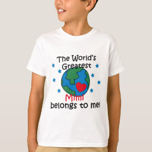 Camiseta O melhor Mimi pertencem-me