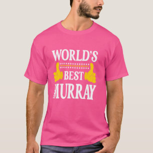 Camiseta O Melhor Mundo de Sobrenomes da Família Murray Sur