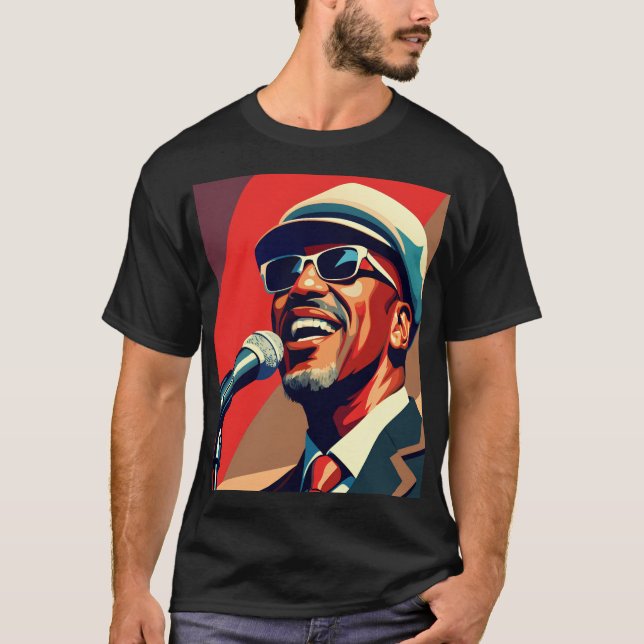 Camiseta O melhor músico lendário cantor da América (Frente)