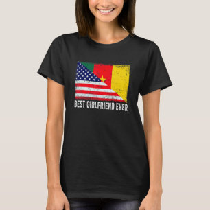 Camiseta O melhor Namorada de sempre dos Camarões americano