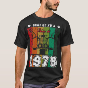 Camiseta O Melhor Nascer Dos Anos 70 Em 1978