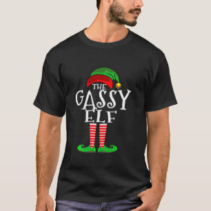 Camiseta O melhor Natal da família Gassy Elf Matching