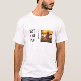 Camiseta O melhor nome personalizável do Pai
