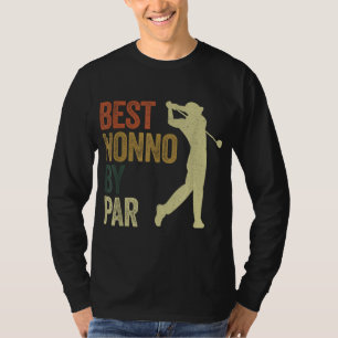 Camiseta O melhor nono engraçado de Par Roupa Golf Pai do p