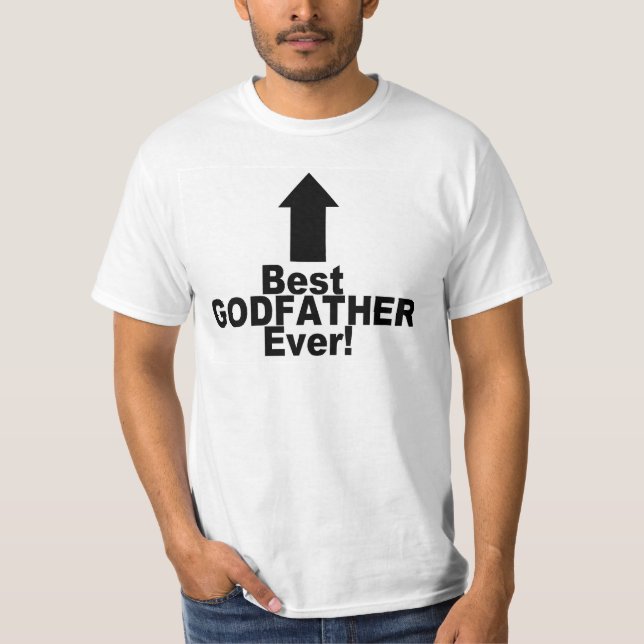 Camiseta O melhor padrinho nunca (Frente)