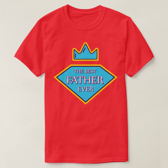 Camiseta o melhor pai (Frente do Design)