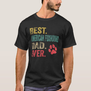 Camiseta O melhor Pai americano de galgos jamais visto
