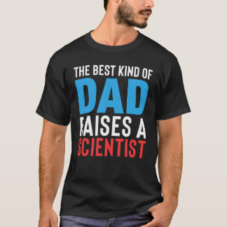 Camiseta O melhor pai aumenta um cientista