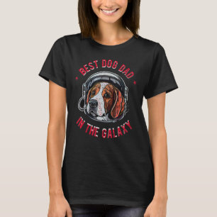 Camiseta O melhor Pai Brittany Spaniel na galáxia - Brit