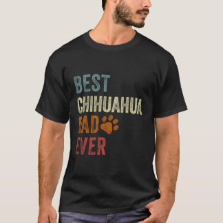 Camiseta O Melhor Pai Chihuahua De Chihuahua Papa Pai Da