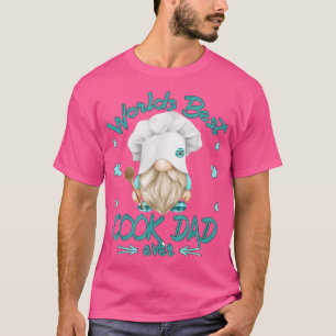 Camiseta O Melhor Pai Cook Cozinhar Engraçado Gnome Para Fa