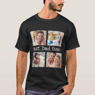 Camiseta O melhor Pai de 4 ferramentas personalizadas