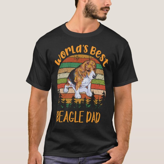 Camiseta O Melhor Pai De Beagle Do Mundo (Frente)