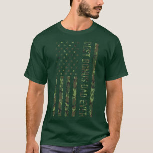 Camiseta O melhor pai de bônus jamais visto na camuflagem m