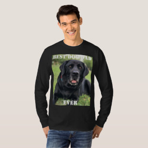 Camiseta O Melhor Pai De Cães Alguma Vez Foto Para A Puppy