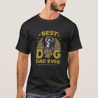 Camiseta O Melhor Pai De Cães Detido Chinês Alguma Vez Deu