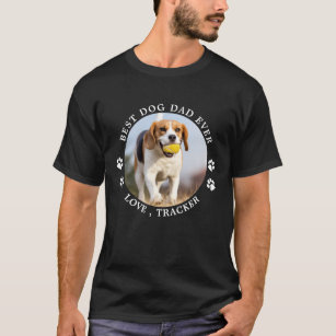 Camiseta O Melhor Pai De Cães Imprime Foto Pet Personalizad