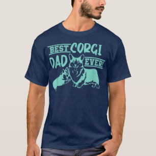 Camiseta O Melhor Pai De Corgi De Sempre, Dog Lovers Para H