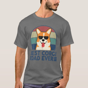 Camiseta O Melhor Pai De Corgi Engraçado Que Já Teve Para