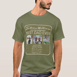 Camiseta O Melhor Pai De dia de os pais De Três Oliveiras 