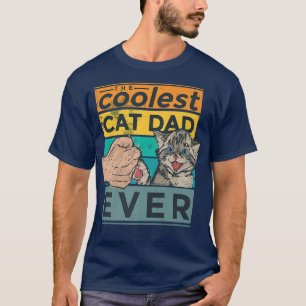 Camiseta O Melhor Pai De Gato Que Já Engraçado Dia de os pa