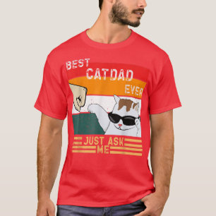 Camiseta O Melhor Pai De Gato Que Mamãe Já Perguntou Ao Gat