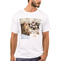 O melhor pai de gatos personalizado