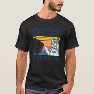 Camiseta O melhor Pai de German shepherd de Mens Nunca Cach