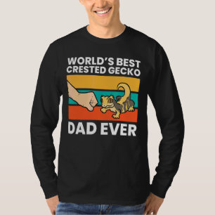 Camiseta O melhor Pai de lagartixa preso do mundo