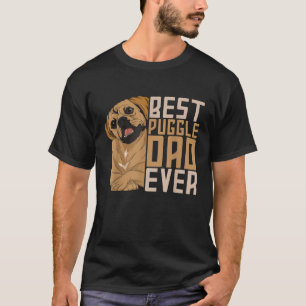 Camiseta O melhor Pai de puggle, sempre bonito, dono do cão