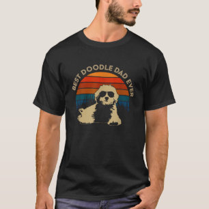 Camiseta O melhor Pai de rabo de Cachorro Engraçado Goldend