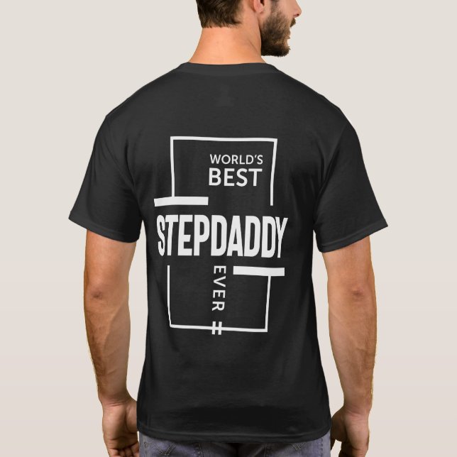 Camiseta O melhor pai de sempre do mundo do Mens (Verso)