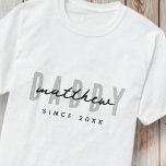 Camiseta O melhor Pai de sempre moderno Dia de os pais simp<br><div class="desc">Esta design simples e moderna é composta por tipografia sã-serif.</div>