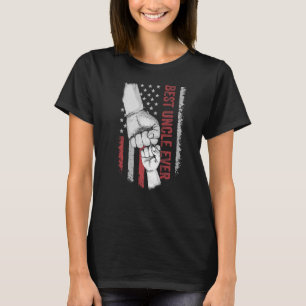 Camiseta O Melhor Pai De Tio American Flag Para Pai